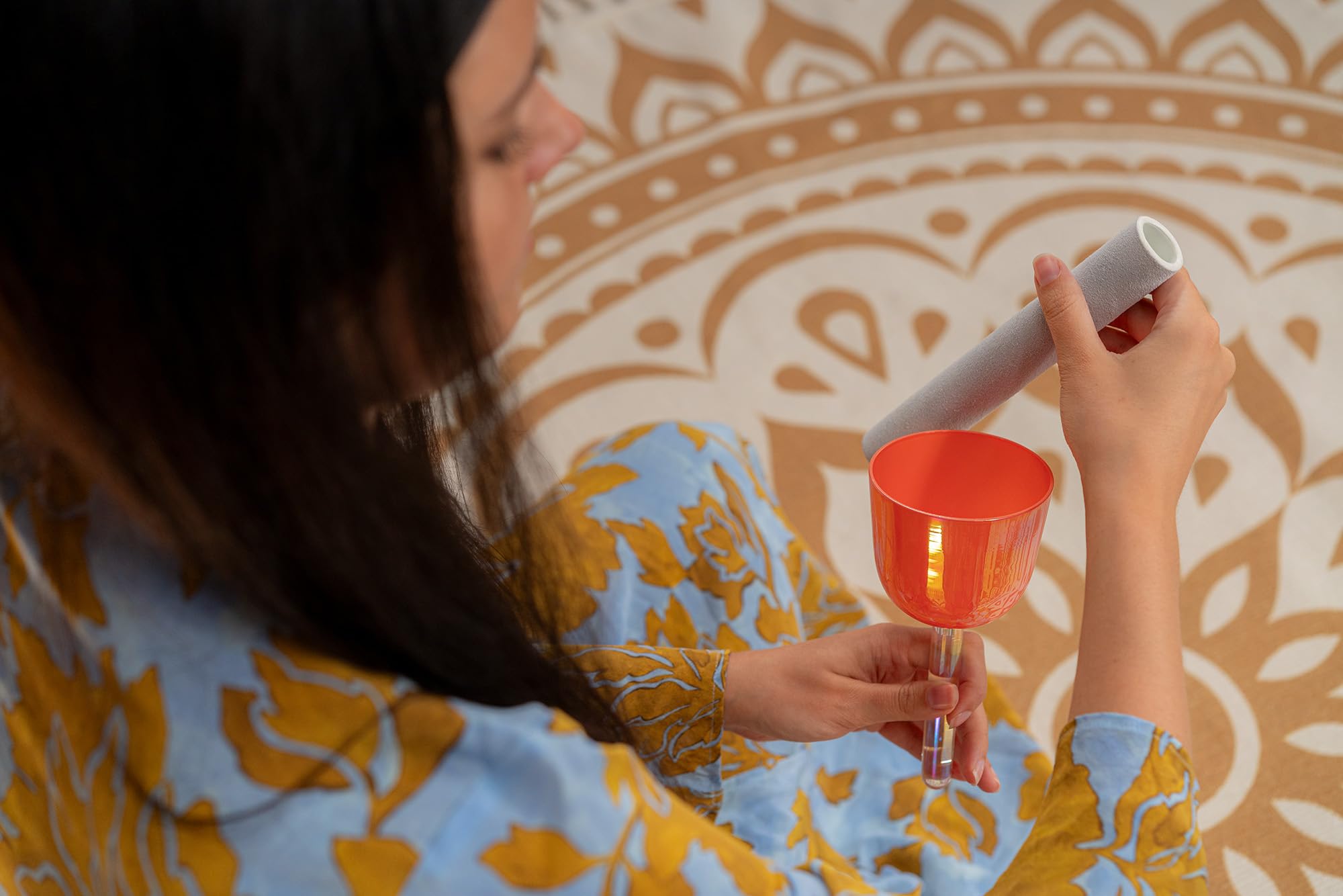 Sonic Energy 3,25" Essence Solfeggio Crystal Singing Bowl (ESOLCSB963)
