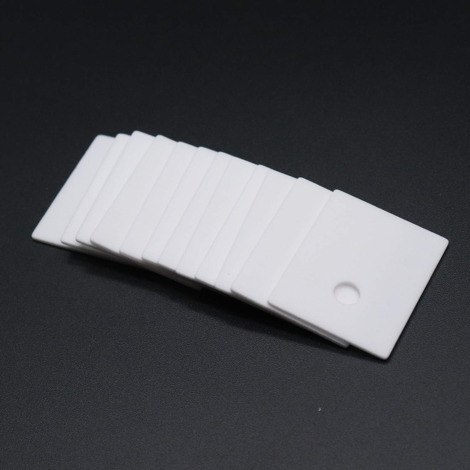 100 Pellicole Isolanti In Ceramica Per Transistor TO-247 - Ossido Di Alluminio