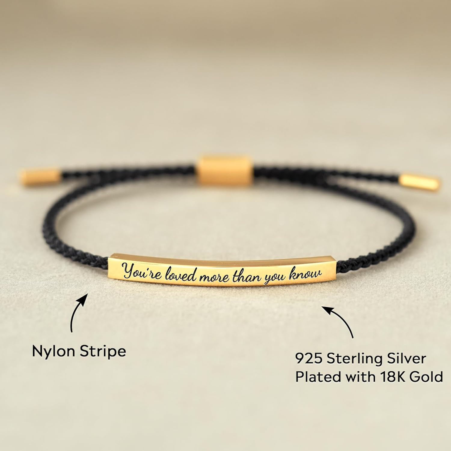 STORYJEWELLERY Daughter Christmas Gifts, You Are Loved Bracelet, Daughter Birthday Gifts, Unique Inspirational Bracelets for Daughters, Xmas Presents for Daughters - Image 5