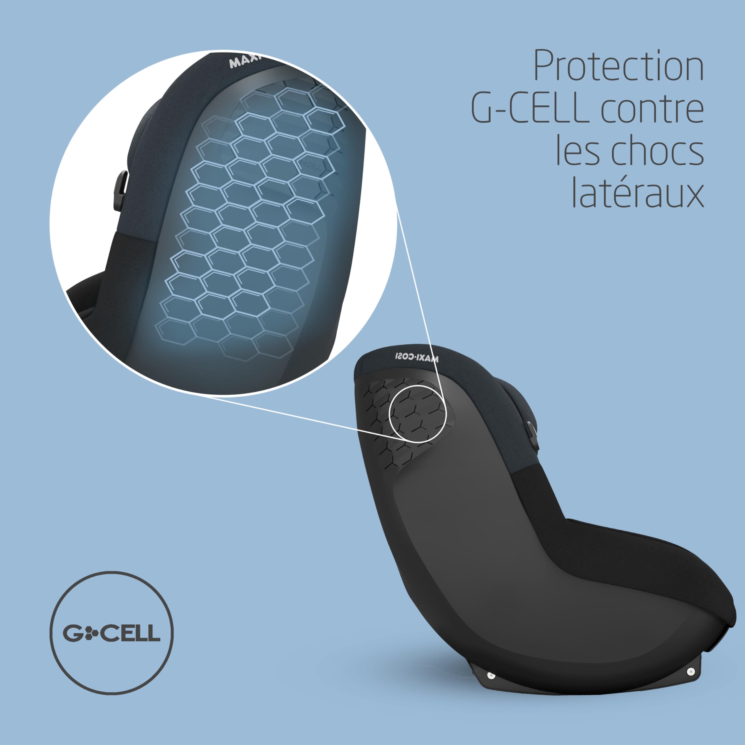 Maxi-Cosi FamilyFix S i-Size ensemble base siège-auto ISOFIX, siège-auto bébé Pebble S i-Size, siège-auto enfant Pearl S i-Size - Installation Click & Go, 0 à 4 ans, 0 à 18 kg, 40 à 105 cm, Tonal Grap