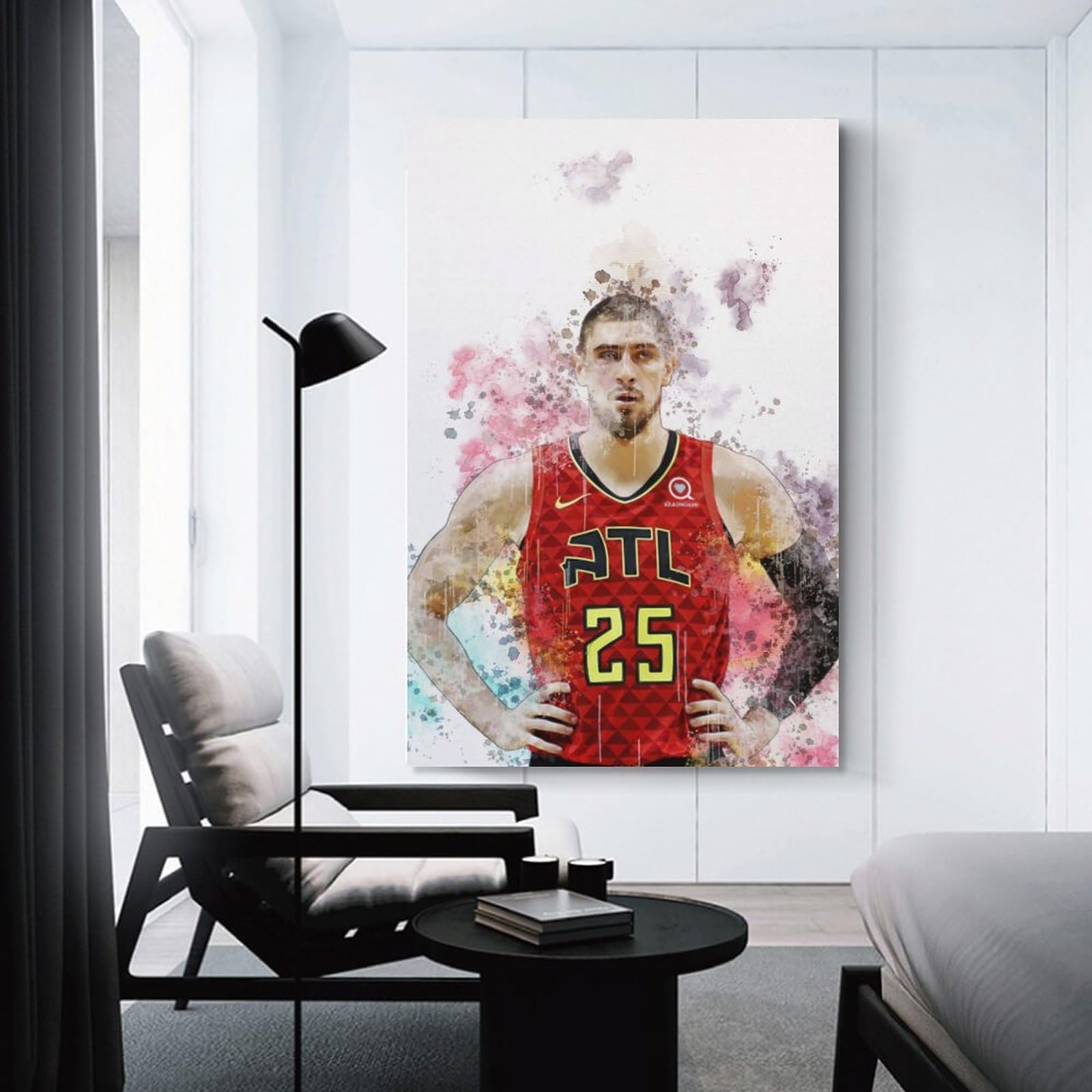 Amazon.co.jp: 有名なバスケットボール選手アレックス・レンスポーツポスター家の装飾アートパネル印刷キャンバスウォールアートモダンな壁掛け絵画アートワークインテリア装飾Unframe-style24x36inch(60x90cm)  : ホーム＆キッチン