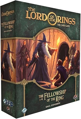 The Lord of the Rings The Card Game The Fellowship of the Ring SAGA EXPANSION – Juego de aventura cooperativa, juego de estrategia, edades 14+, 1-4