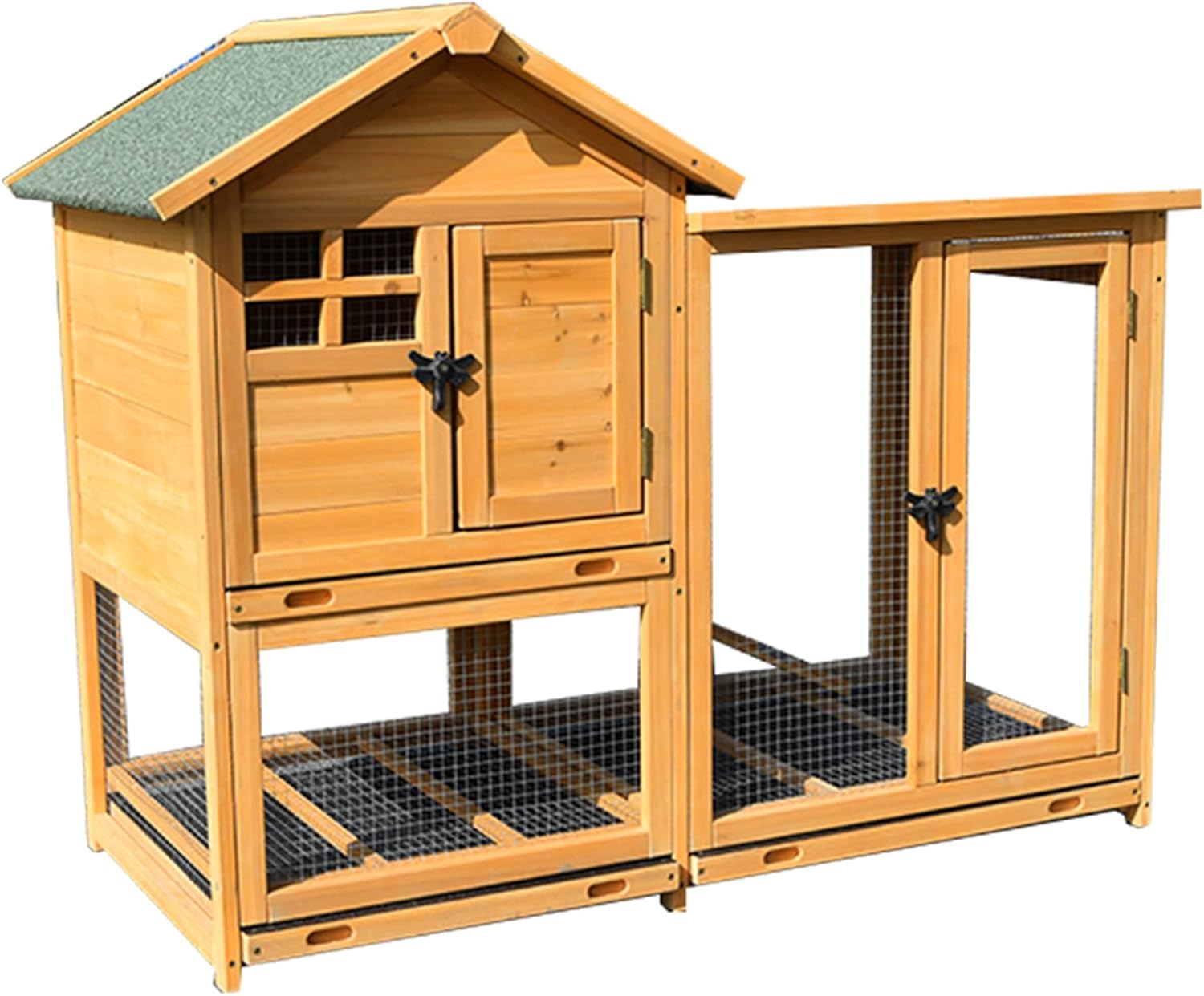 Chicken Coop, Outdoor Weatherproof Hen House, MultiLevel