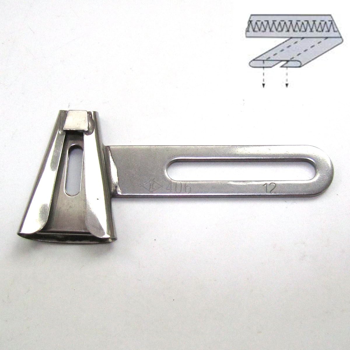 Kunpeng - #KP406 1SET Belt Loop Folder for Belt Loop Machine with Cutter (Finish Size:13mm)