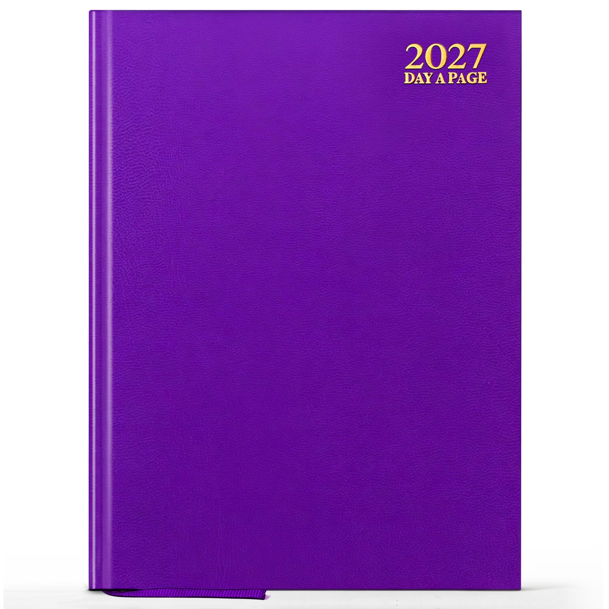 G4GADGET A4 2027 Day a Page Purple Diary Hardback
