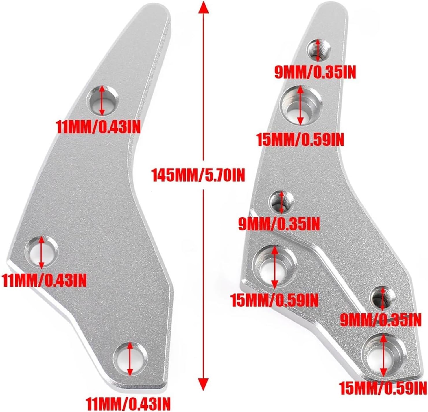 SHYYBD に適合する K1600B K1600GT K1600GTL GT GTL 後方延長アダプタークランプ 2012-202