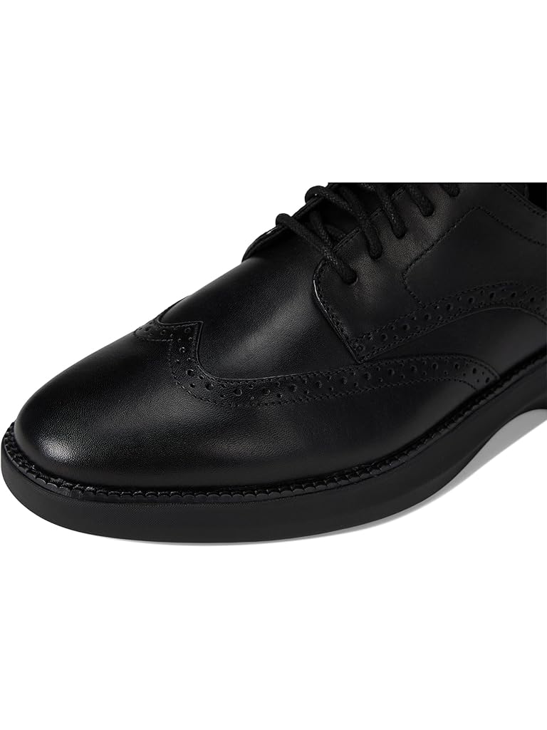 Black Cole Haan Grand Shadowlite Wingtip Oxfords