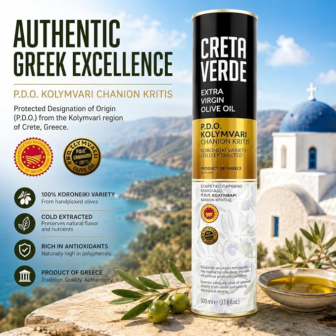 Aceite de oliva extra virgen Creta Verde 500 ml lata miniatura 3