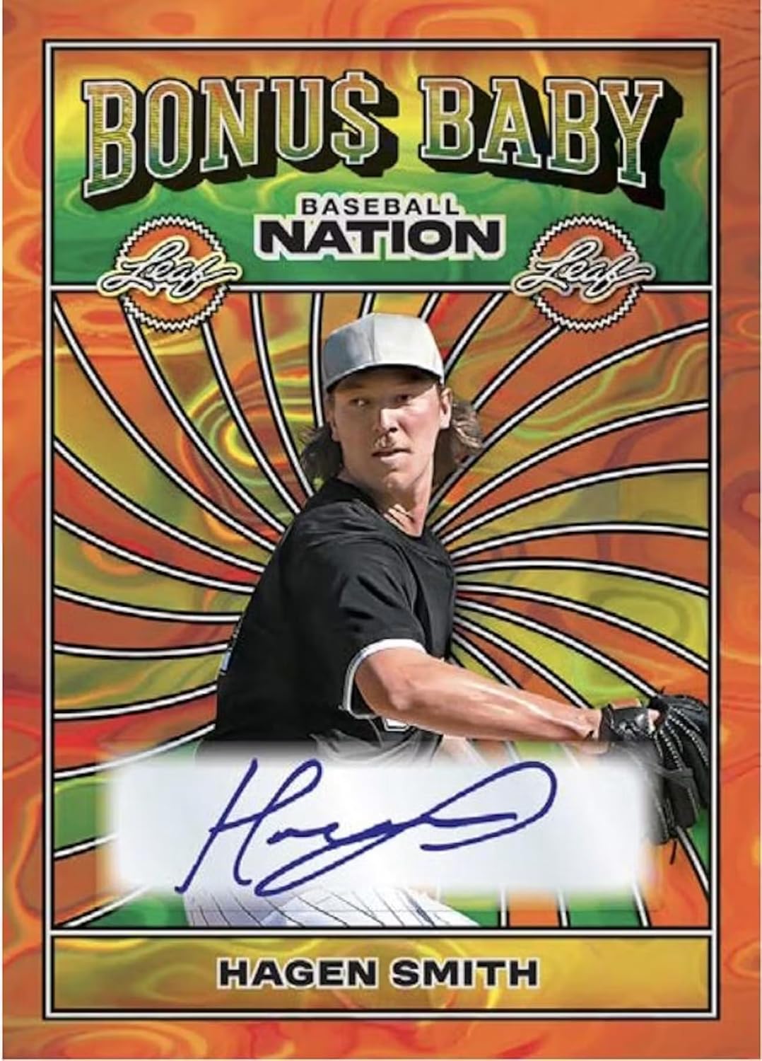 2025 Leaf Baseball Nation Jumbo Trading Card Box (9 Autographs Per Box)