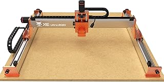 FoxAlien XE-Ultra 8080 CNC Router Machine with NEMA 23 Closed-loop Stepper Motor, Large Size Benchtop Engraving Milling Machine for Woodworking, Aluminum, Acrylic, Carbon Fiber DIY Cutting