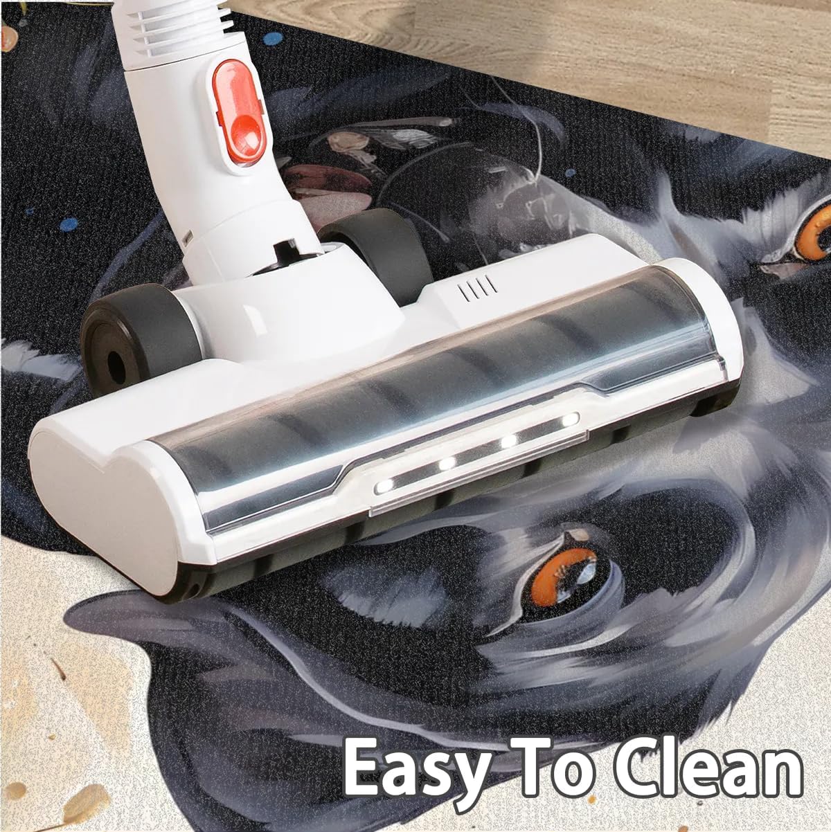 Black Labrador Dog Outdoor Door Mat Indoor Outside Entrance Doormats Non Slip Front Door Rug, Bathroom Kitchen Bedroom Patio Entryway Floor Mats