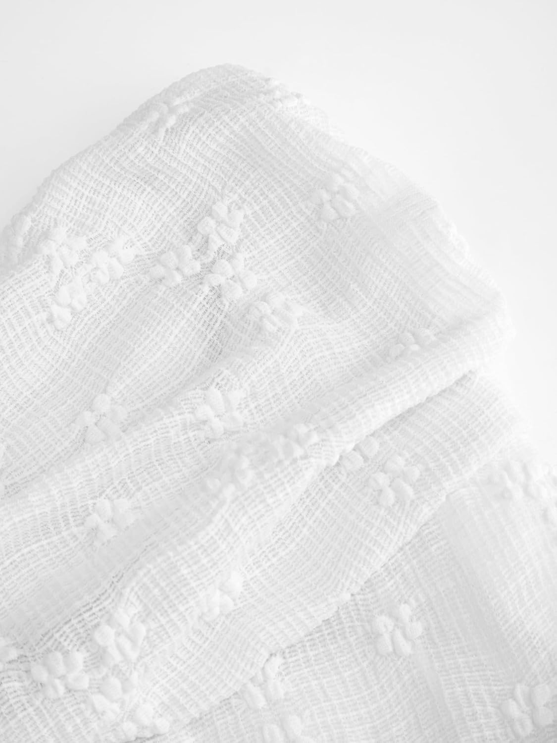 CIDER Summer Tube Tops for Women Floral Mesh Sheer Going Out Tops Cute Tie Front Strapless Flowy Top Trendy Y2K Outfits - Image 4