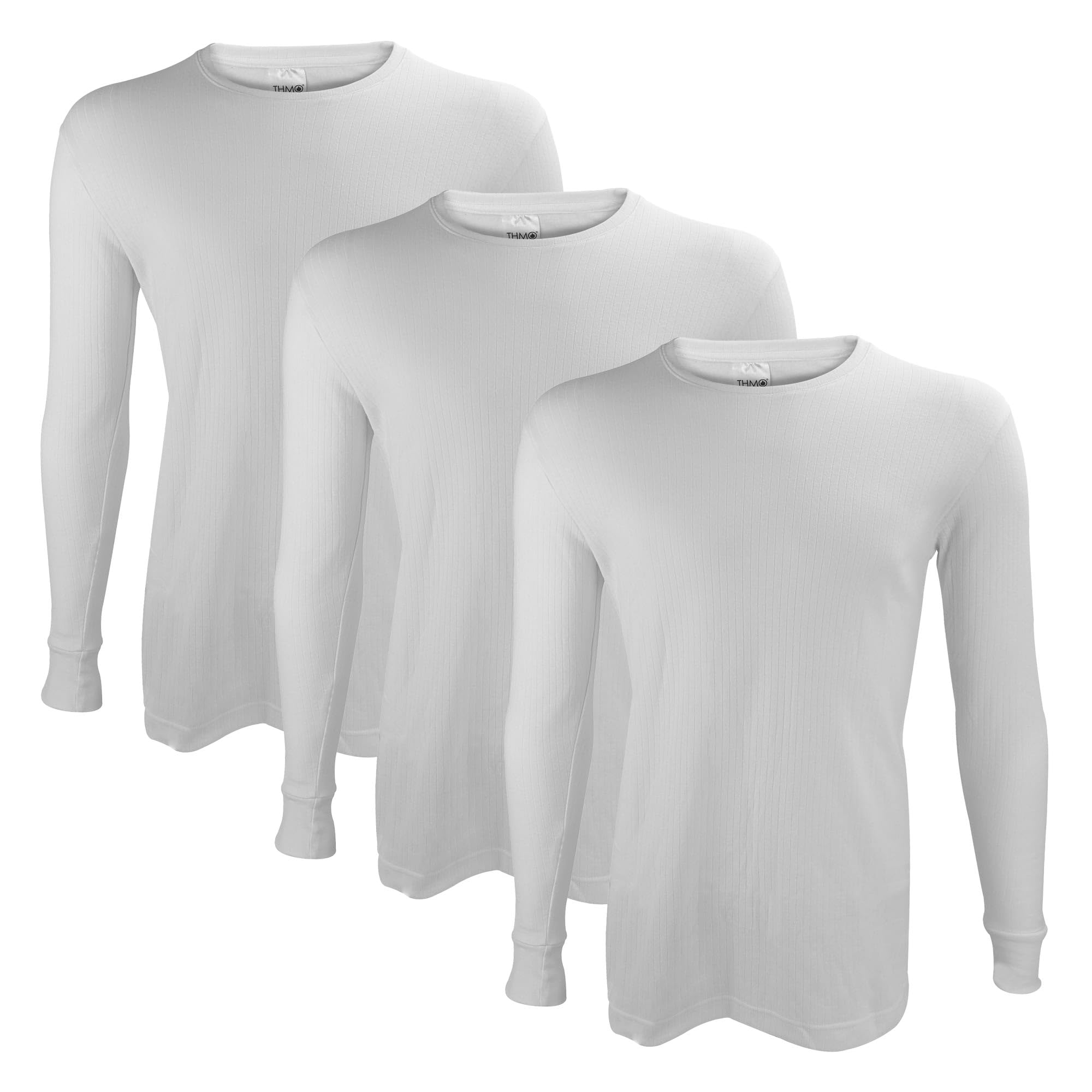 THMO - Confezione da 3 magliette termiche per bambini a maniche lunghe | Maglia intima invernale calda