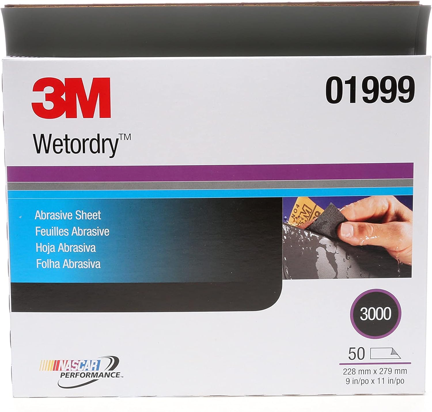 3M Wetordry Abrasive Sheet product packaging