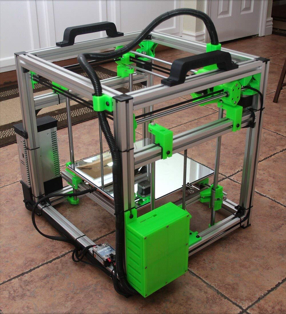 Lysee 3D Printer Parts & Accessories - 1Set Aluminum HyperCube Evolution 3D Printer Metal Frame Extrusion with Hardware kit X300 x Y300 x Z300 Print Bed Area - (Color: Black)