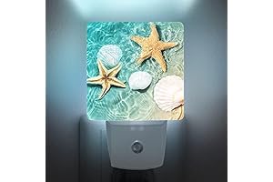 Night Light Plug-in Beach Dusk to Dawn Smart Sensor White Led Nightlight