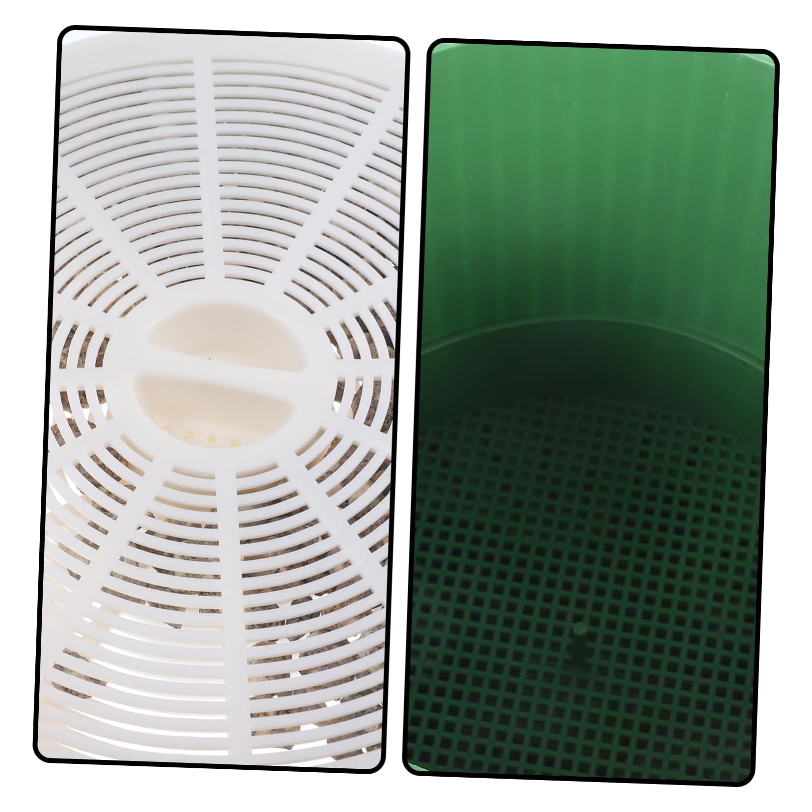 POPETPOP Kit de Germination pour Haricots Mungo et Soja, Bocal à Germes Vert Réutilisable en PP Sortie D’Eau, pour Maison ou Restaurant