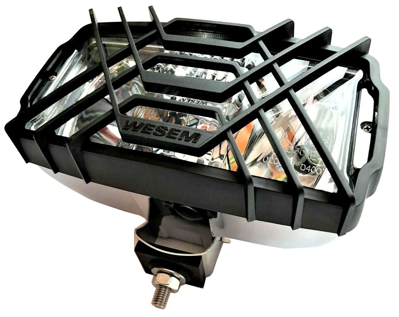 2 Faros Coche Halógenos H3 Cromados, 12 V, 24 V, con Bombillas de 12 V