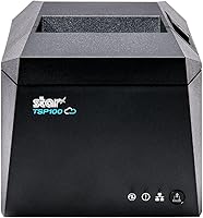 Vista 4 de Star Micronics TSP143IVUE USB/Ethernet (LAN) Impresora térmica de recibos con Android Open Accessory (AOA), CloudPRNT, cortador y fuente de Gris
