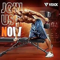 Vista 8 de VEICK Mancuerna ajustable de 25/55 libras con mango giratorio antideslizante, peso de ajuste rápido para hombres y mujeres, equipo de ejercicio