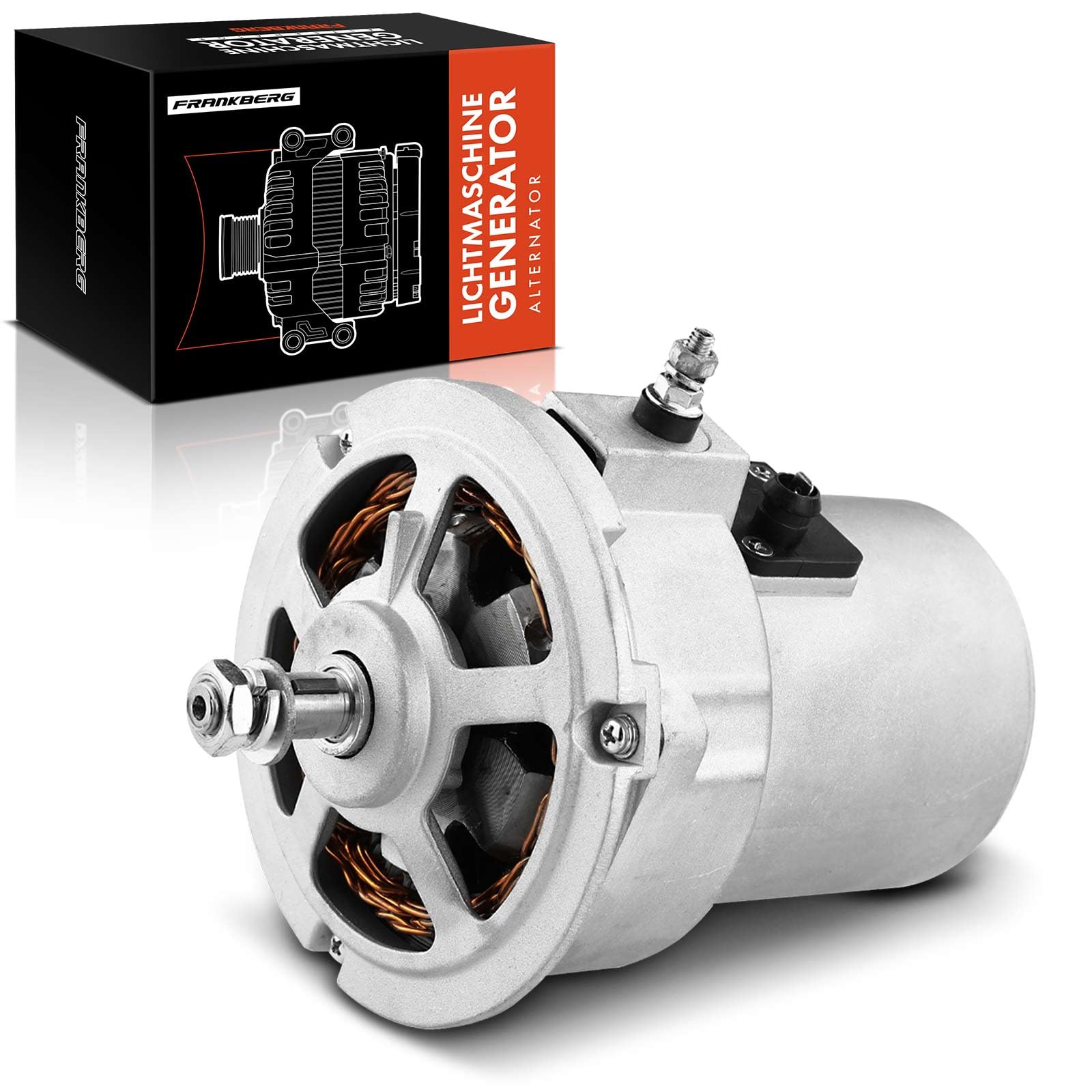 Frankberg Lichtmaschine Generator 55A Kompatibel mit Kaefer 1.2L-1.6L 1954-2003 Kaefer Cabriolet 15 1.2L-1.6L 1973-1975 Transporter II Bus 1.6L 1974-1979 Replace# 043903023C