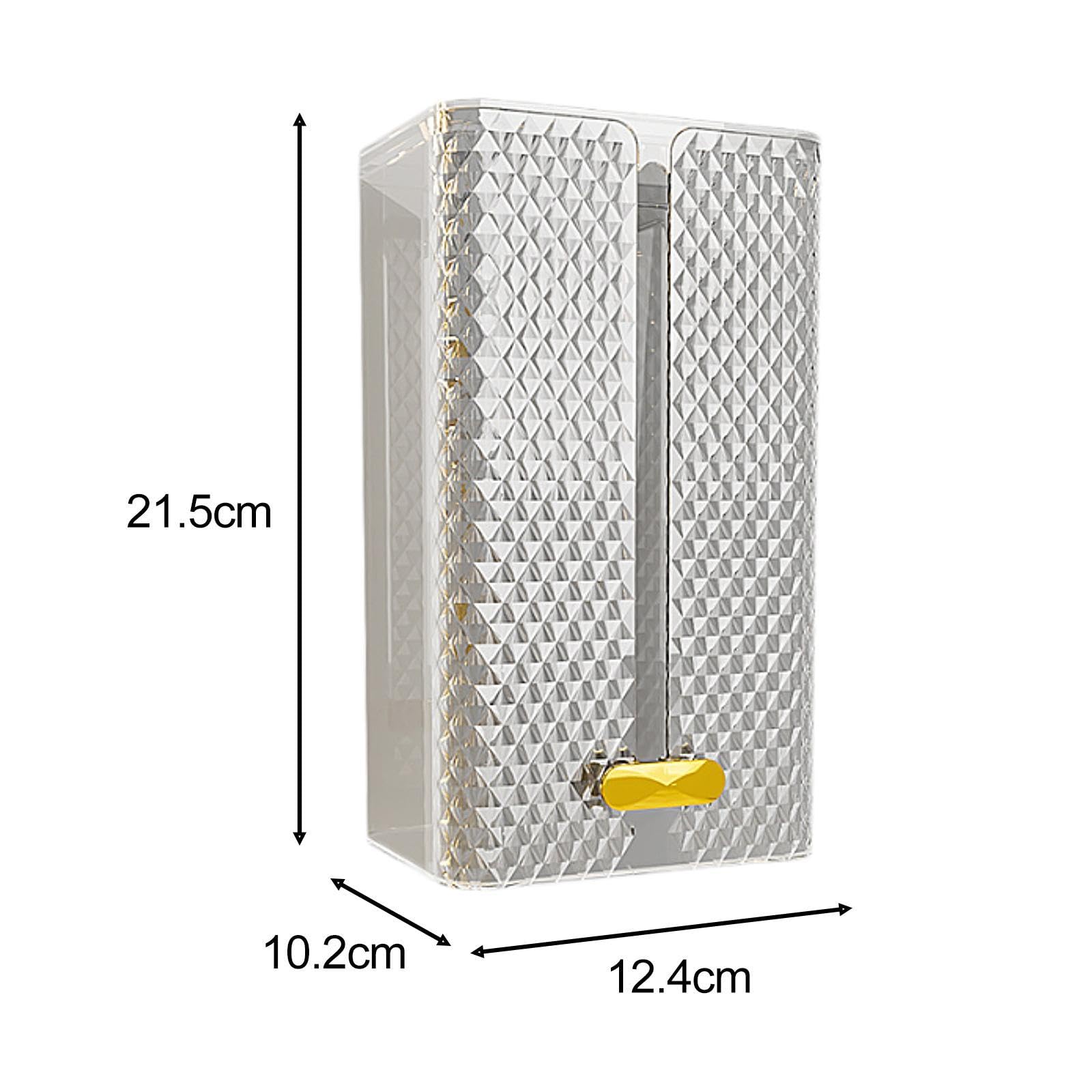 Enakshi (Label) Creations Tissue Box Holder Wall Mounted Tissue Box Cover for Living Room Desk Bedroom ClearHome & Garden|Bath|Tissue Box Covers 2