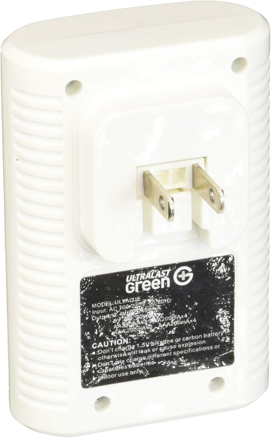 Ultralast AA/AAA Battery Charger with 4 Green AA Precharged Batteries ULGVALUE4