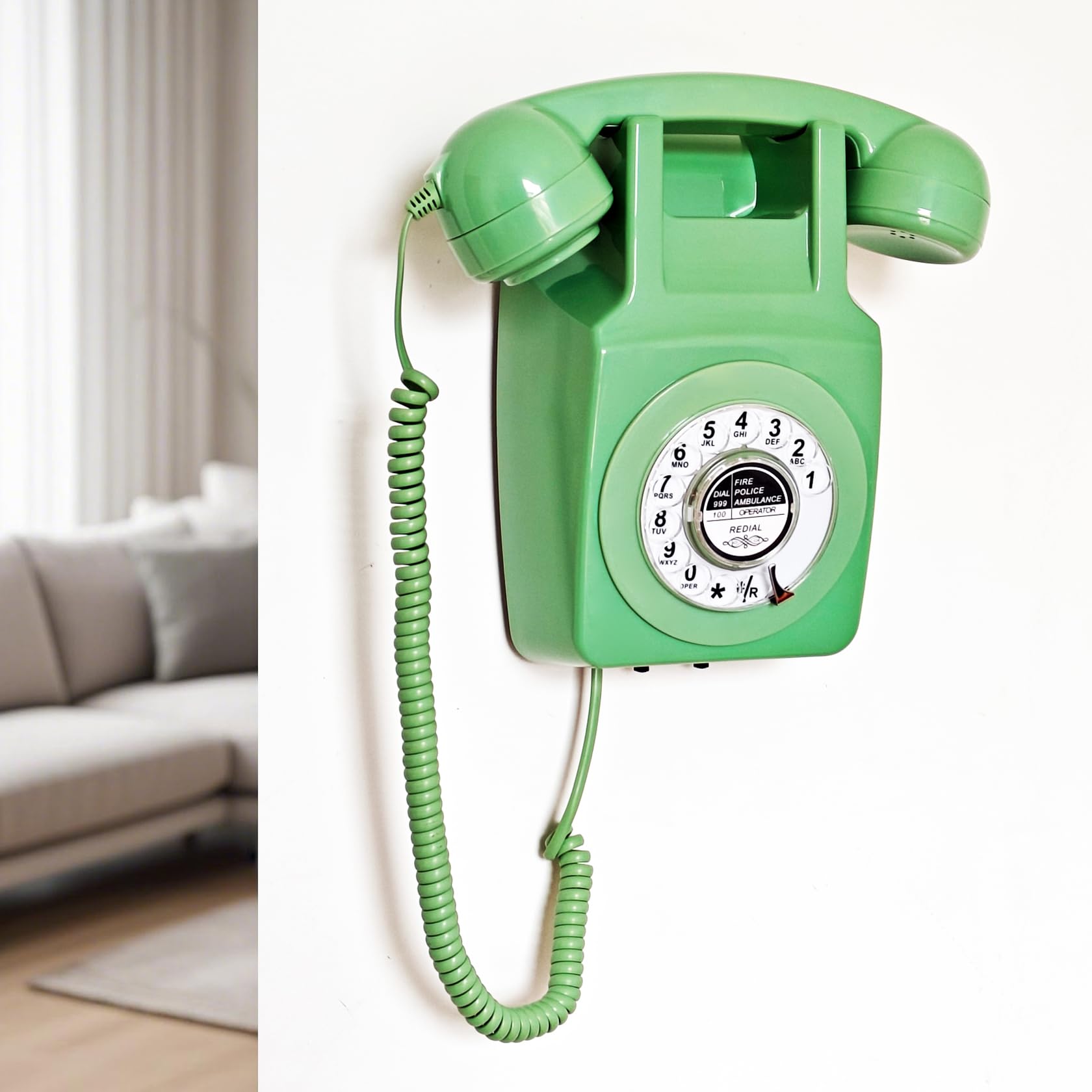 Amazon.com : Retro Landline Telephone, Artisam Classic Corded Wall