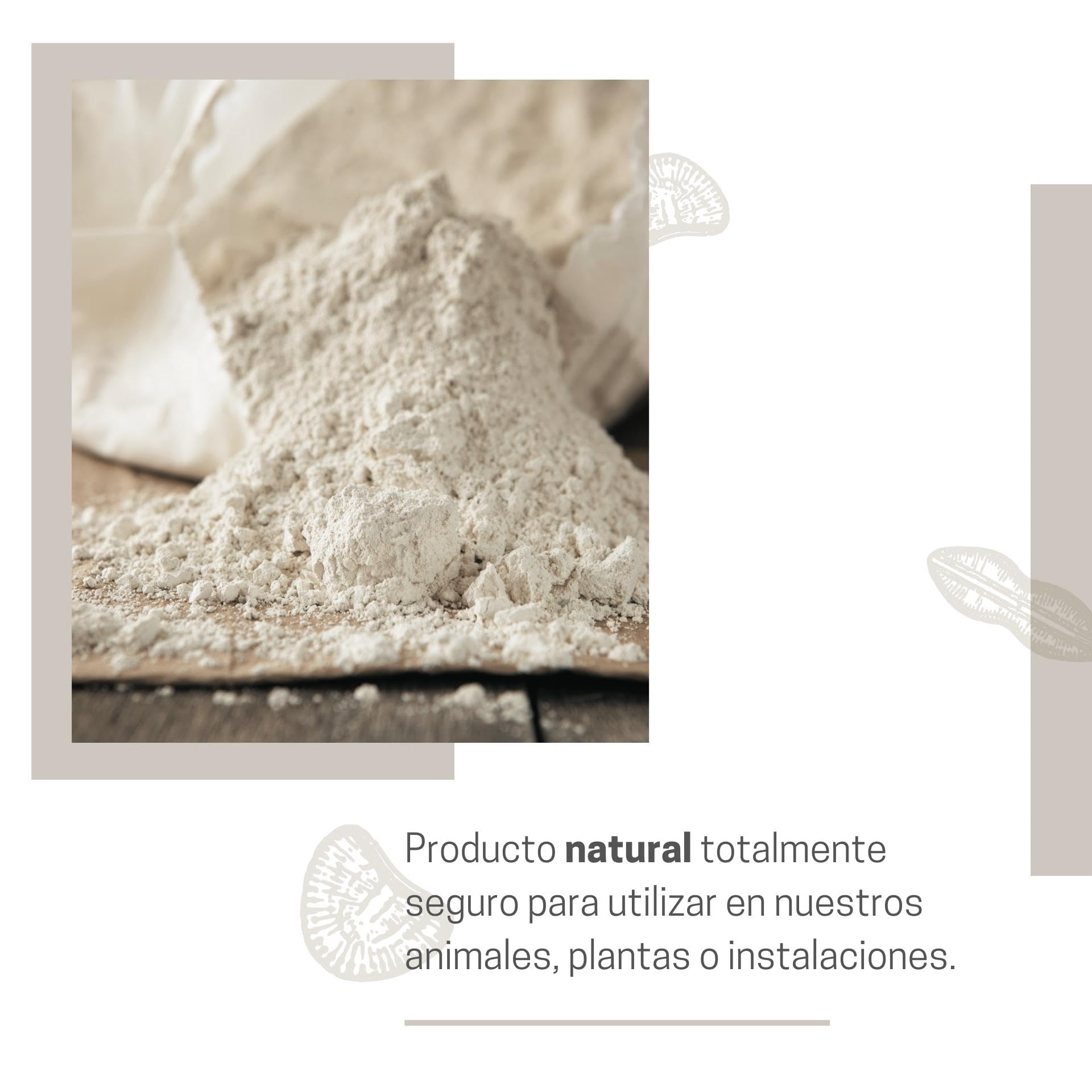Tierra de Diatomeas Micronizada - 100% Natural y Ecológica - Saco de 20 kg y Botella pulverizadora - Múltiples Usos en Agricultura, Mascotas y Superficies