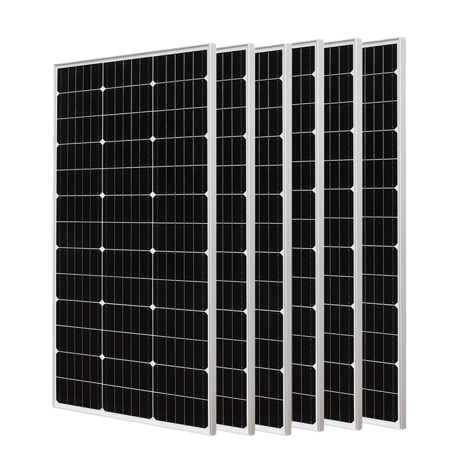 Monokrystaliczny Panel Słoneczny 300 W Do Ładowarki Akumulatora 12 V, Panel Ze Sztywnego Szkła Solar 2-10 Sztuk 150 W 300-1500 W Moduł Słoneczny Moduł Fotowoltaiczny Idealny Do Samochodu Kempingowego,