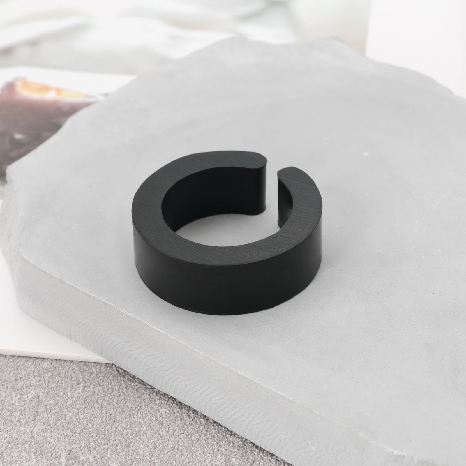 Create idea Gumowa podkładka redukcyjna typu otwartego 22,2/25,4 mm do adaptera kierownicy rowerowej 31,8 mm lub montażu kompatybilna z uchwytami na butelki do komputera rowerowego