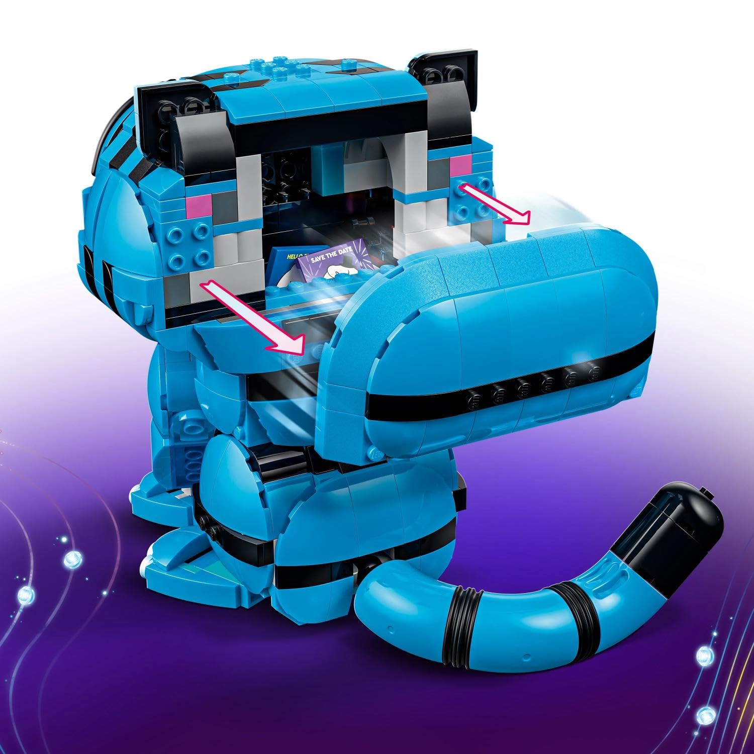 LEGO KPop Demon Hunters Derpy la Tigre e Sussie la Gazza - Gioco K-Pop con 2 Animali e Vaso di Fiori - Decorazione da Cameretta - Regalo per Bambine e Bambini da 9 Anni in su a Tema Musicale - 72537