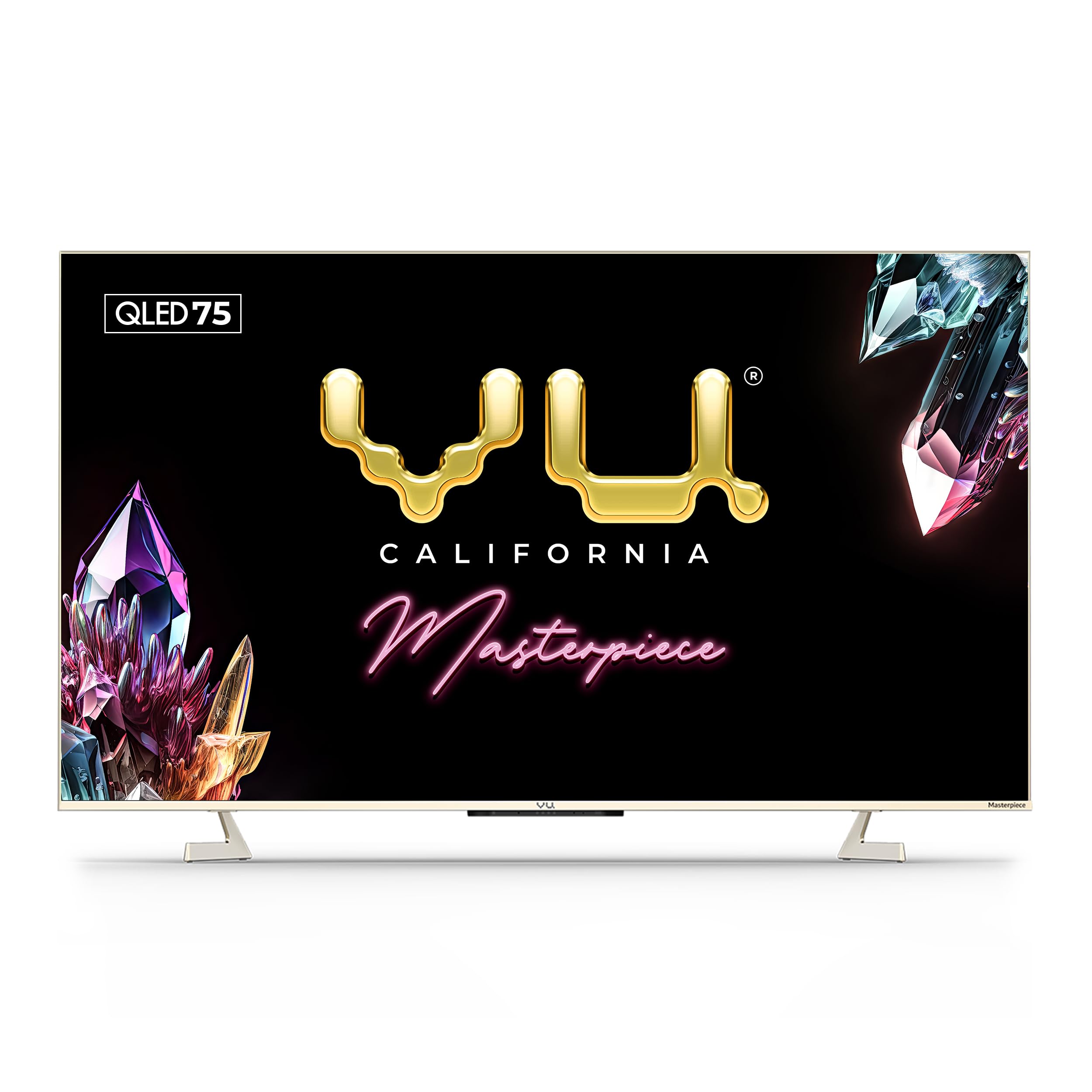 Vu 189cm (75 inches) Masterpiece Series 4K QLED TV 75QMP (Armani Gold) (B0D7W2JDQ7) Amazon Price History, Amazon Price Tracker