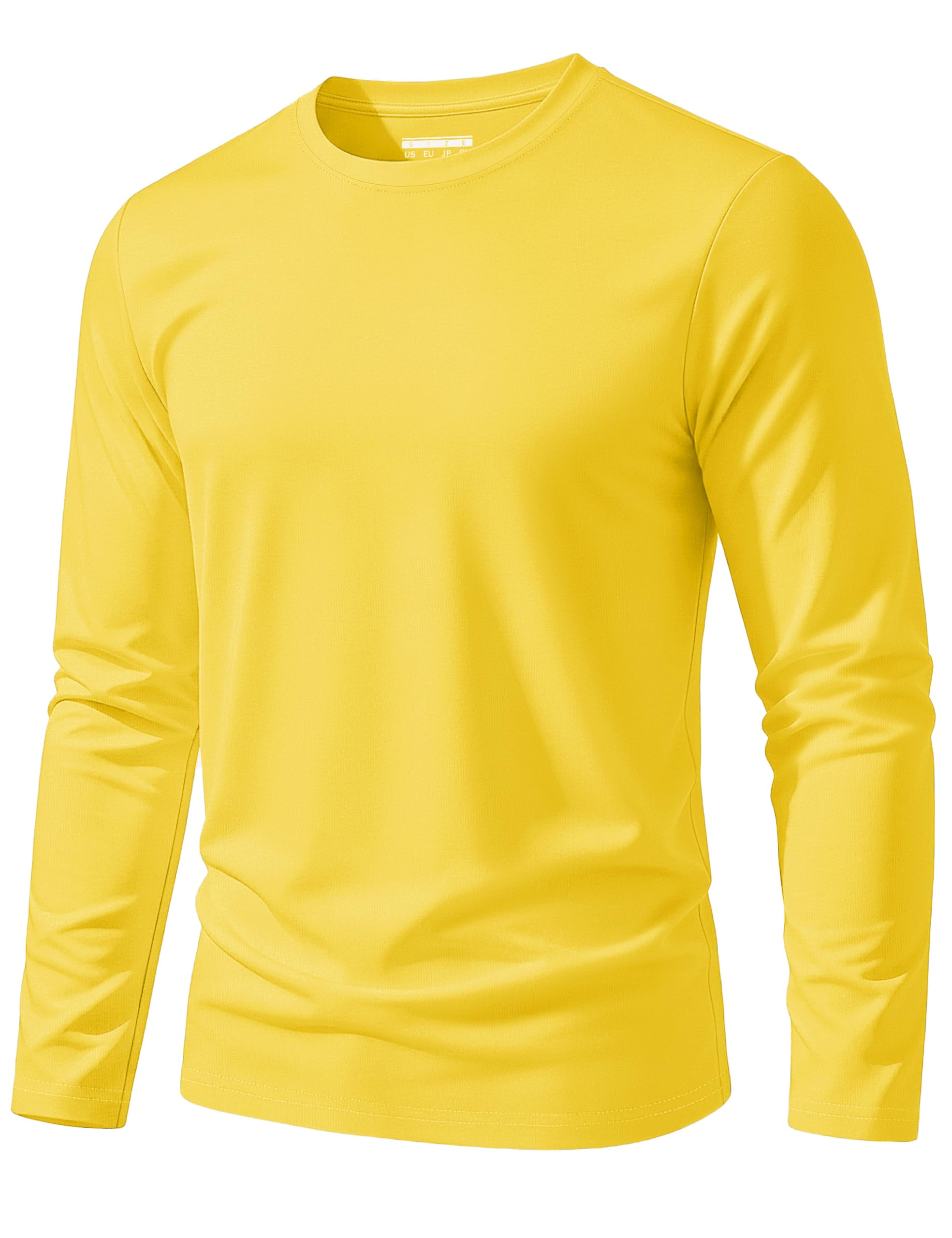 TACVASEN Herren T-Shirt Langarm Baumwolle Rundhals Shirt Männer Sweatshirt Langarmshirt Basic Oberteil Frühling Herbst Freizeit Pullover