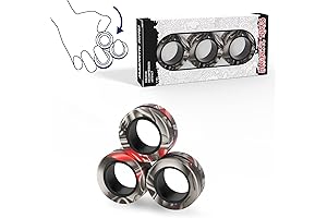 3PCS Fidget Magnetic Rings - Anxiety Relief for Teens