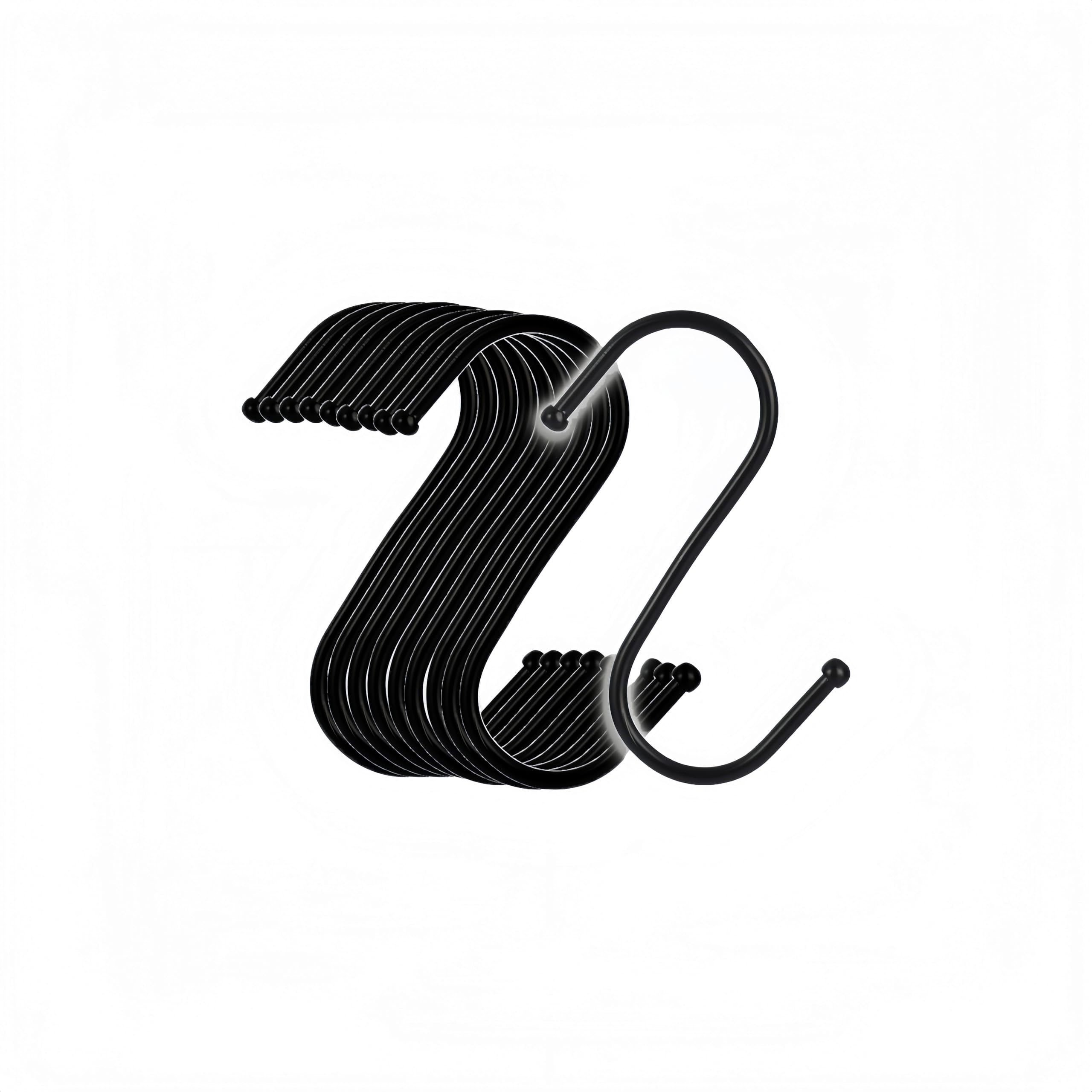 RQzaufania 10 Pack S Hooks, 12cm Large S Shaped Hook