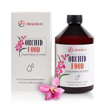 Miracle Lab Liquid Orchid Fertilizer - Special Formula with Natural Organic Ingredients 7 oz