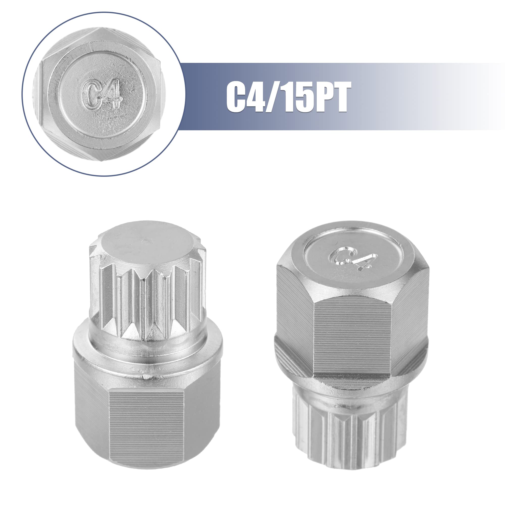 A ABSOPRO Clé Anti-Vol D'Écrou De Roue ABC0/10PT Pour VW 1 Pièce | Acier Chromé, 20x30mm, Ø14mm, Pour Audi, ABC0/10PT, ABC4/15PT, Enlever/Installer Écrous Anti-Vol
