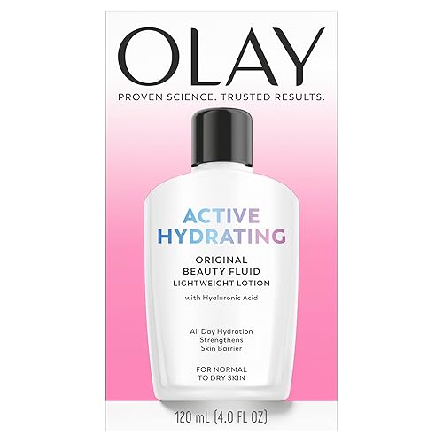 Miniatura 11 de Olay Hidratante facial, loción fluida hidratante activa, hidratante facial original, 4 onzas (paquete de 2)
