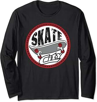 Amazon.com: Skateboard City Skater Gift Skateboarding Design