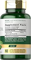 Vista 2 de Carlyle Peppermint Oil Capsules 150 Softgels Herbal Supplement Non-GMO, Gluten Free