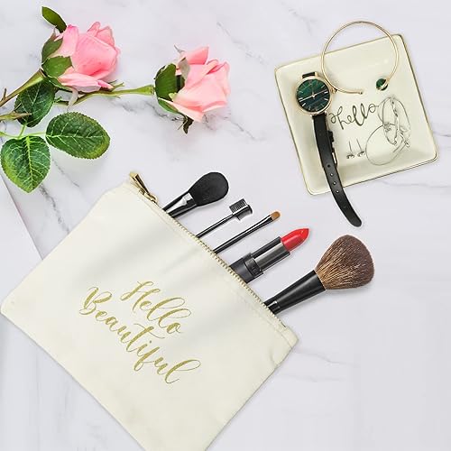 Miniatura 9 de Regalos de graduación para ella, juego de tazas de graduación para mujeres, incluye taza de regalo de graduación 2023-2024, bandeja de maquillaje,