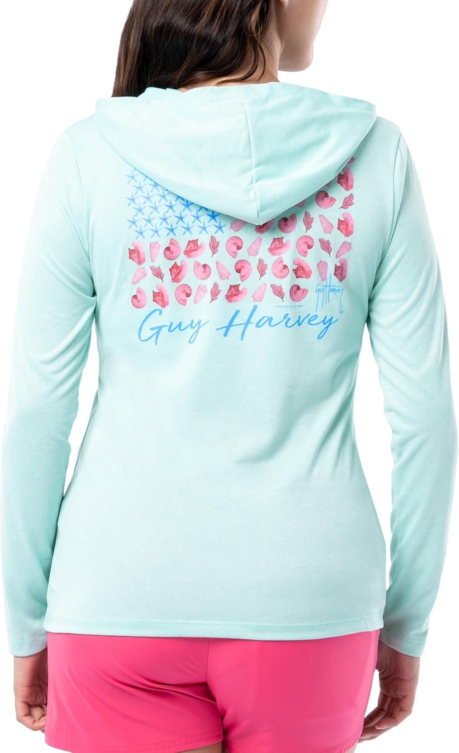Guy Harvey Women's Performance Hooded Tee