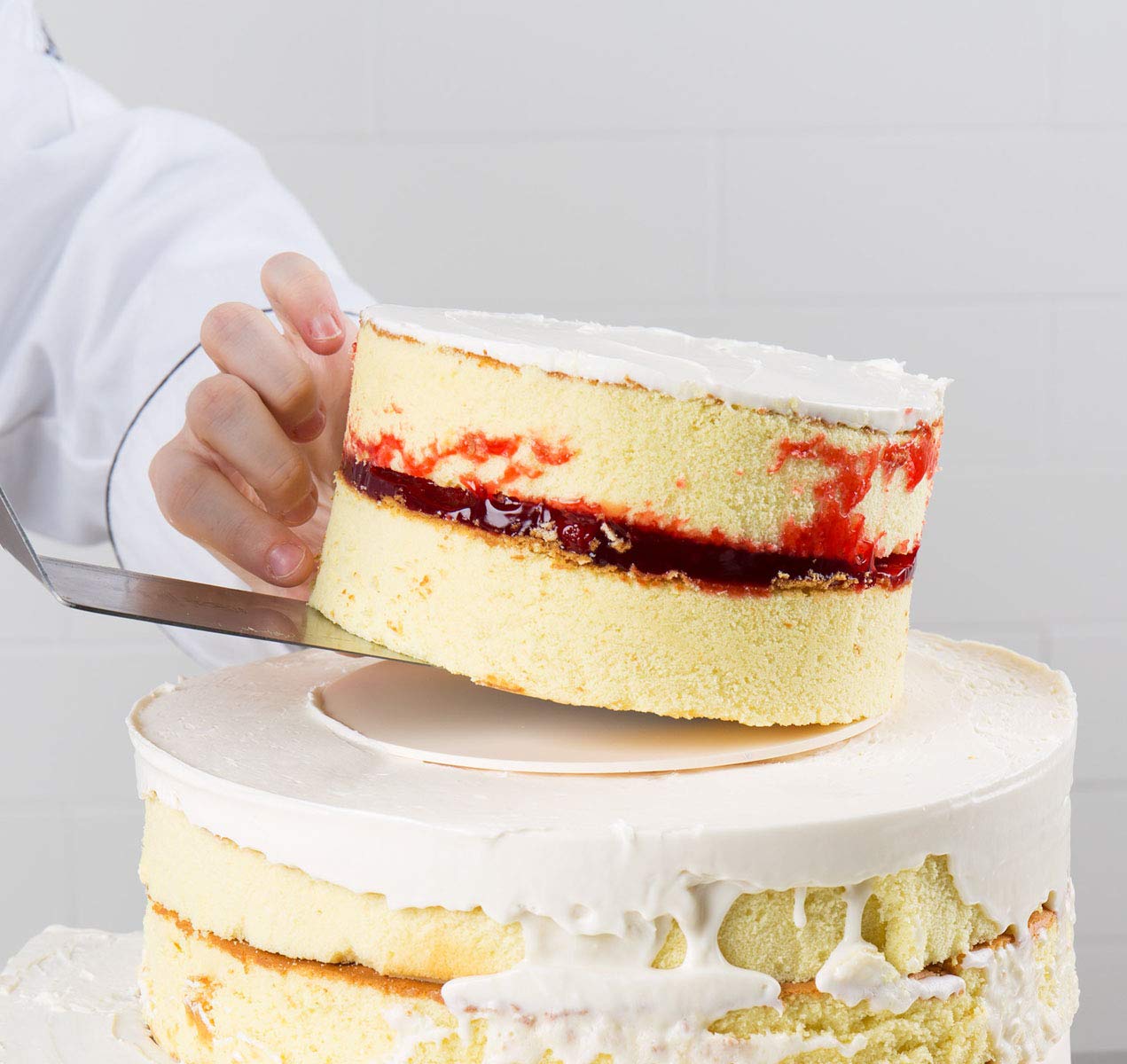 PEGANE Cercle en INOX 26 cm pour Wedding Cake Rond