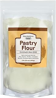 Unpretentious Pastry Flour, 2 lb, Non-GMO, Great For Flaky Pastries, Pies, Muffins, Biscuits