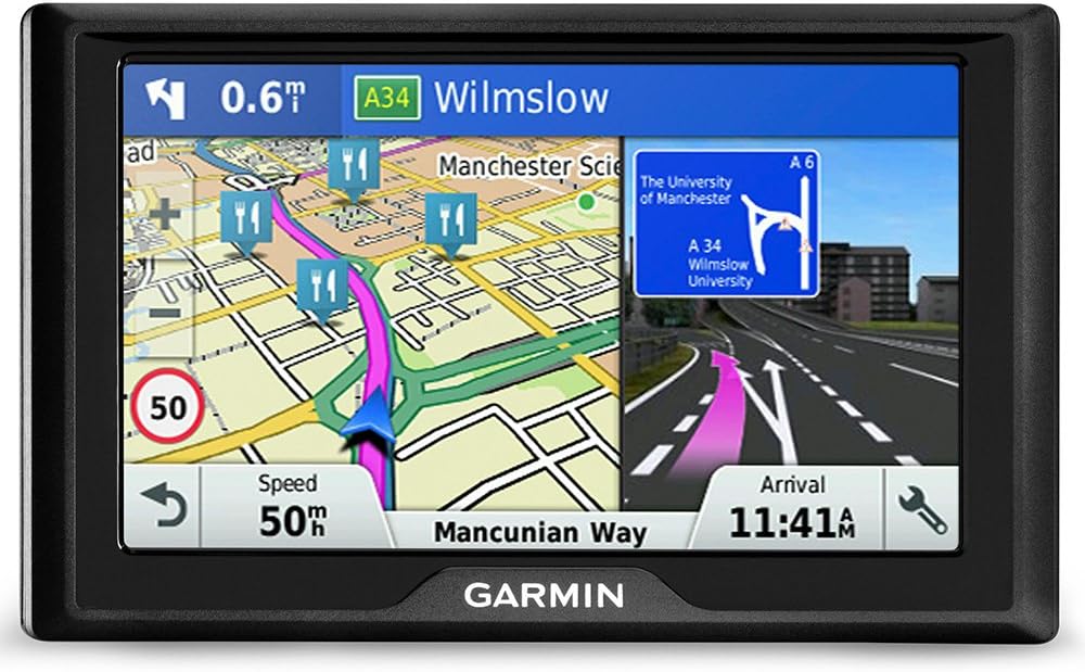 Garmin Drive 51 LMT-S Navigation System Refurbished) 5 inch, black (maps for UK and Ireland)