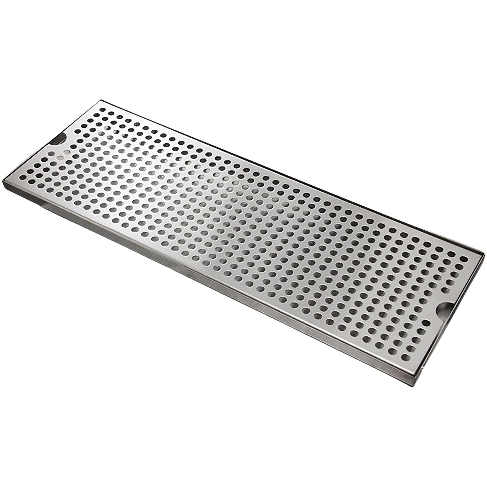 Shurhome Drip Trays Stainless Steels Kegerator Drip Tray Drainage Type Plate Towers Drips Pan for Beverage Drainage Type Plate
