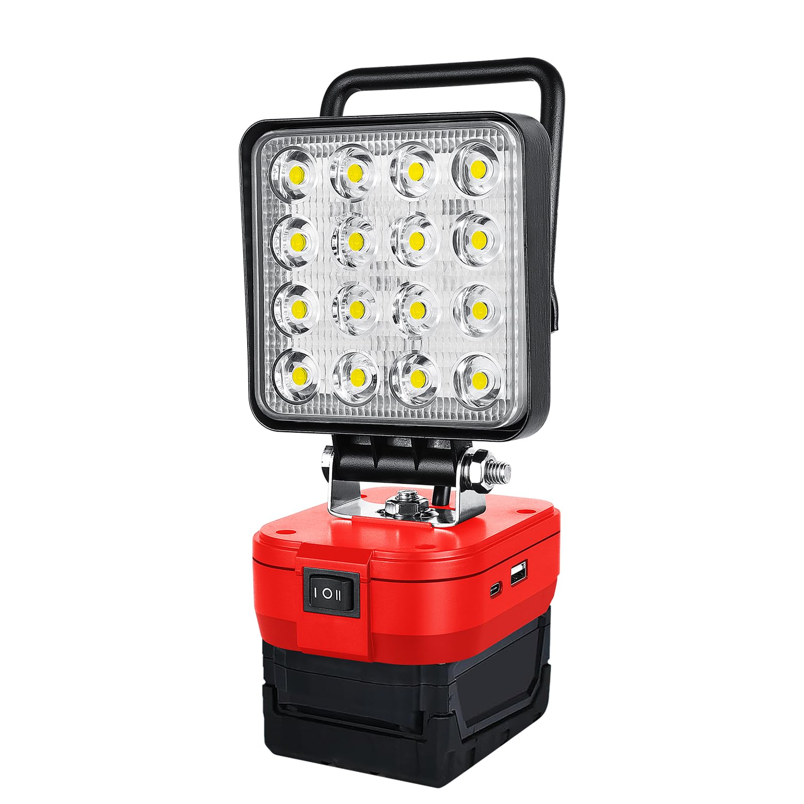 RIGIDON LED Work Light for Milwaukee M18 18V Battery, 48W 4800LM Floodlight