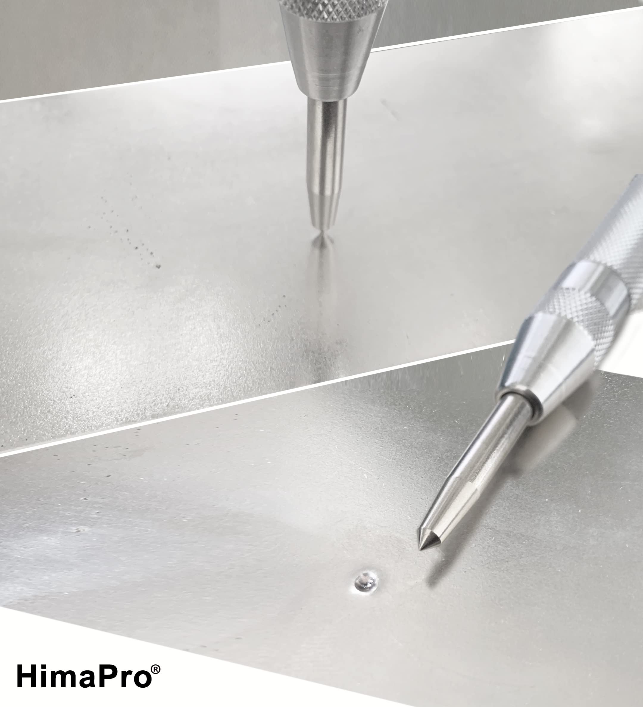 Punch Tool Center Punch Set - 2 Automatic Center Punches (6 Inches And ...