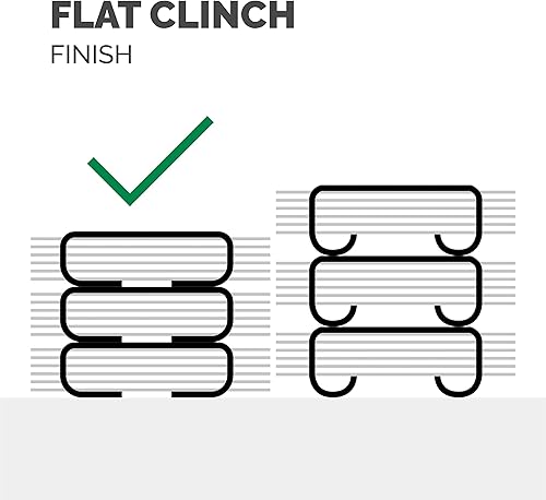 Miniatura 4 de Fellowes LX860 EasyPress Media Tira One Touch Grapadora De Escritorio, Capacidad De 40 Hojas - Negro